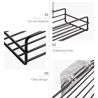 Metal Rectangle Shelf Multipurpose Kitchen Bathroom