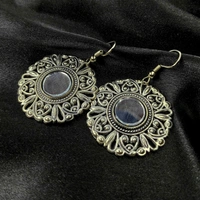 Radiant Rounds: Elegance-Adorned Jhumka Earrings