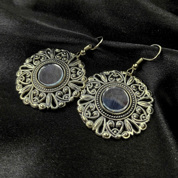 Radiant Rounds: Elegance-Adorned Jhumka Earrings