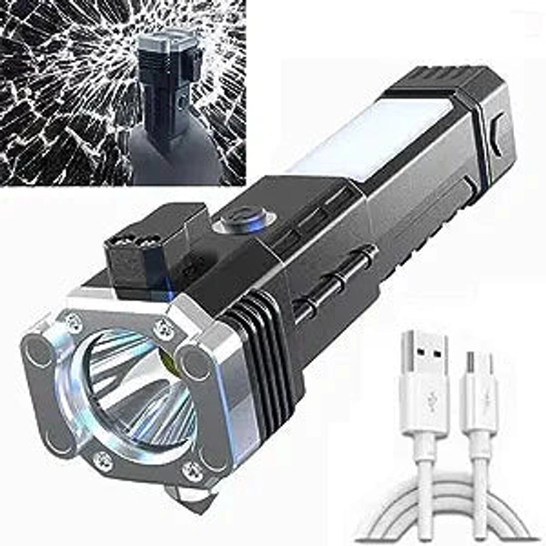 Rechargeable torch light with power bank