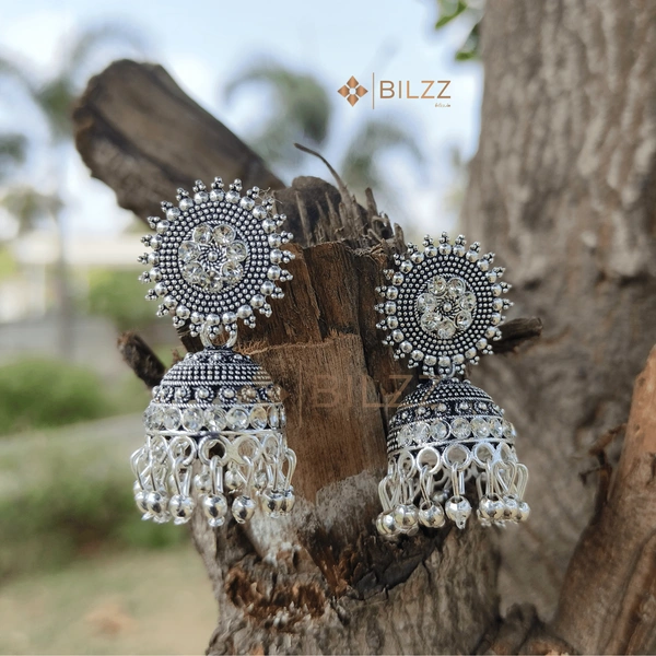 Set of 10 Multi Color Ethnic Jhumka Earrings with Free set of 2 Pendants Necklace Included