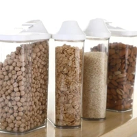 set of 6 Free flow container