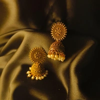 Set of 6 Multi Color Jhumka Earrings with Free Gift : Combo 2