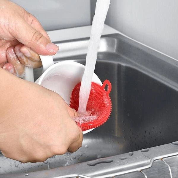 Silicon Dish Scrubber