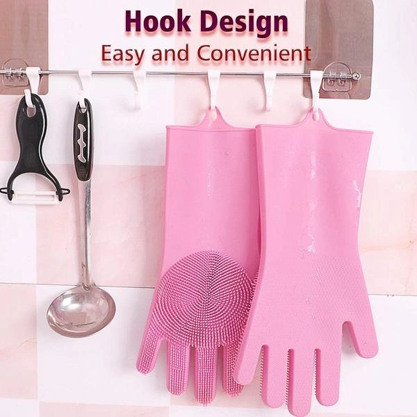 Silicon Kitchen Dish Scrubber glove