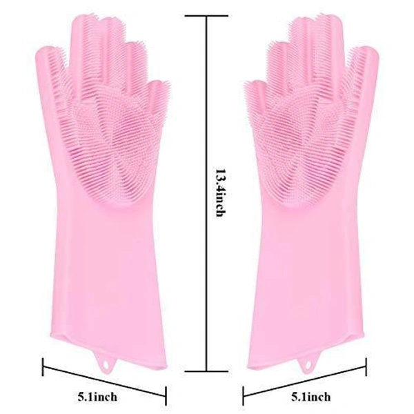 Silicon Kitchen Dish Scrubber glove