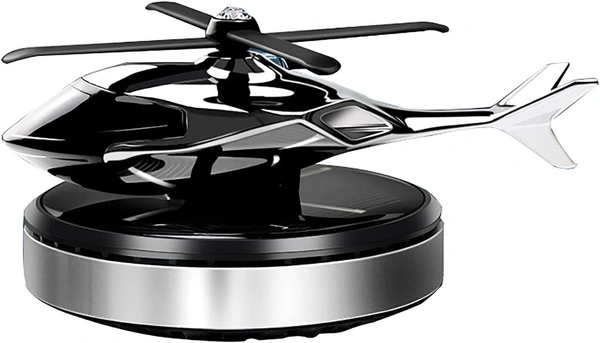 Solar helicopter aroma for car dashboard