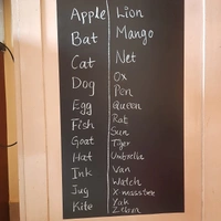 Sticker black board for kids