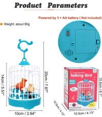 Talking bird toy