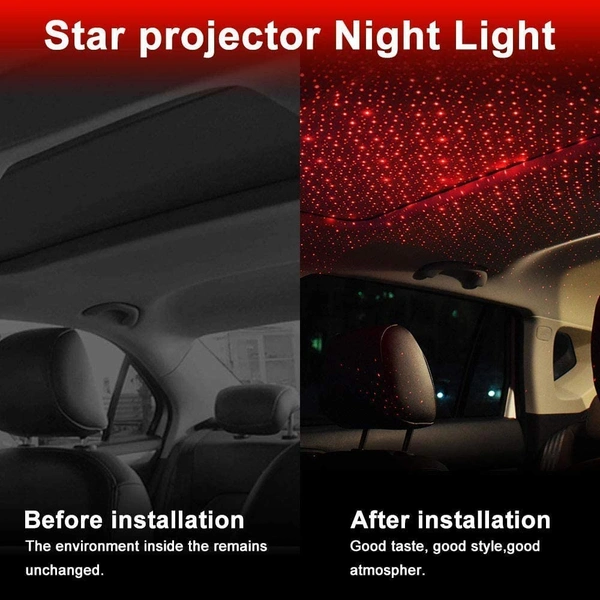 USB LED CAR PROJECTOR DECORATIVE LIGHT