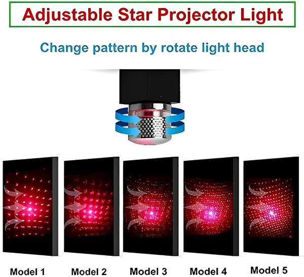 USB LED CAR PROJECTOR DECORATIVE LIGHT