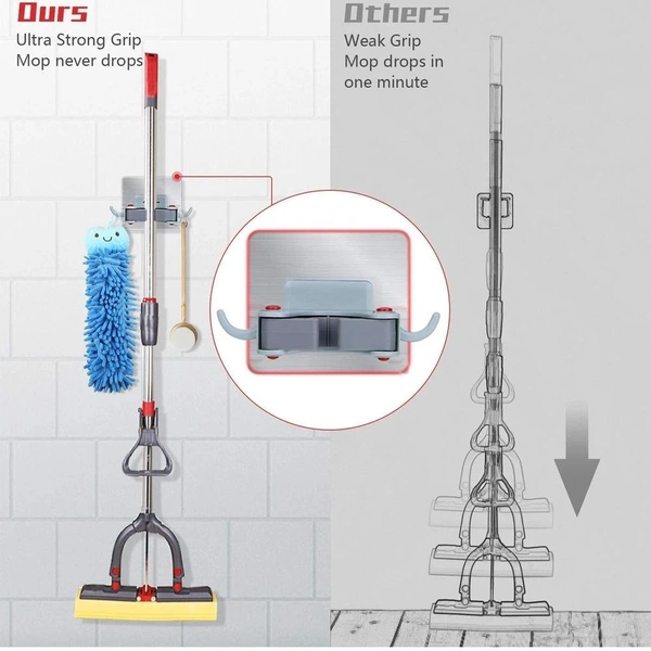 Wall Mounted Mop & Broom Hanger Holder