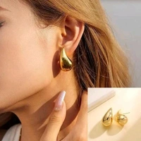 TEAR DROP GOLDEN STUDS 