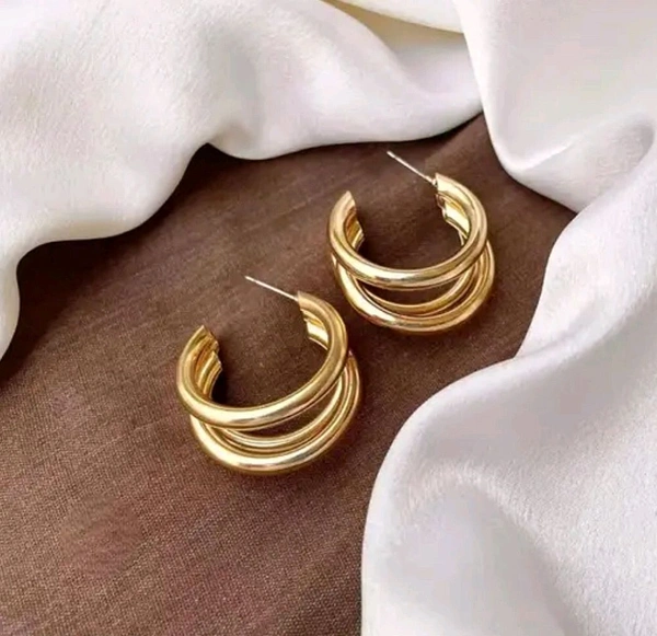 TRIPLE METAL HOOPS 