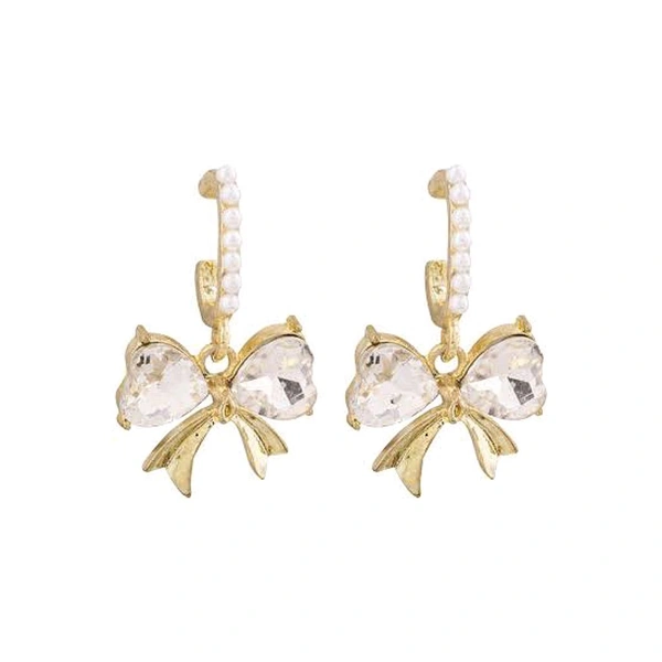 PEARL AND BOW DANGLER 