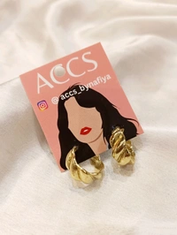 PETITE CHUNKY HOOPS 