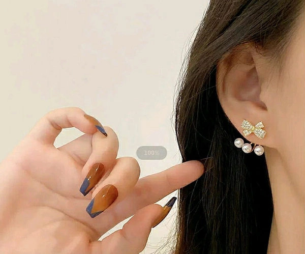BOW DANGLER EARRINGS 