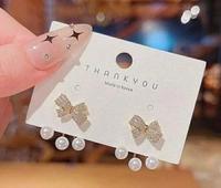 BOW DANGLER EARRINGS 