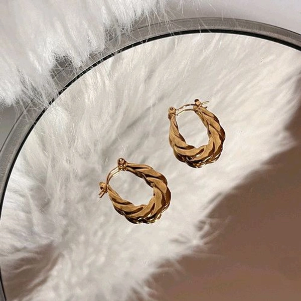 SENORITA HOOPS - STAINLESS STEEL ( ANTI TARNISH) 