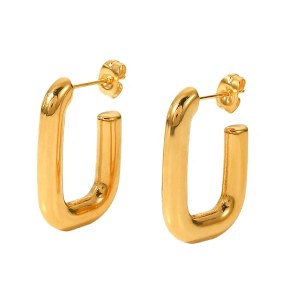 BOXY HOOPS - STAINLESS STEEL ( ANTI TARNISH) 