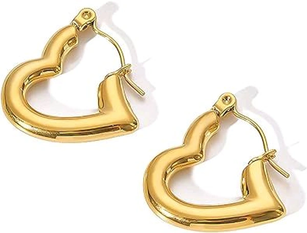 LOVEY DOVEY HOOPS - STAINLESS STEEL ( ANTI TARNISH) 