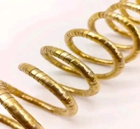 CHUNKY SPIRAL BRACELET  - Golden
