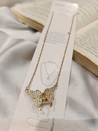 MAGNETIC BUTTERFLY NECKPIECE - STAINLESS STEEL (ANTI-TARNISH)