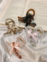 BOW & STONE PREMIUM CLAW  - Pink