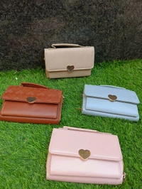 KOREAN HEART SLINGS  - Beige