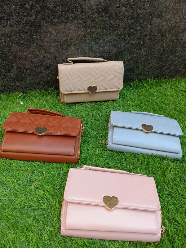 KOREAN HEART SLINGS  - Beige
