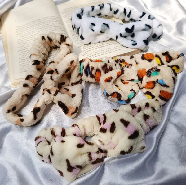 MAKE-UP FUR HEADBANDS - Brown