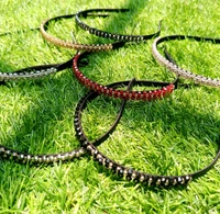 PREMIUM CRYSTAL STONE HAIRBANDS  - Dark Blue