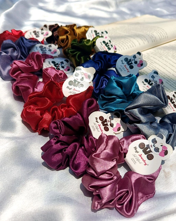 SATIN SCUNCHIES - Clearance Sale - Random