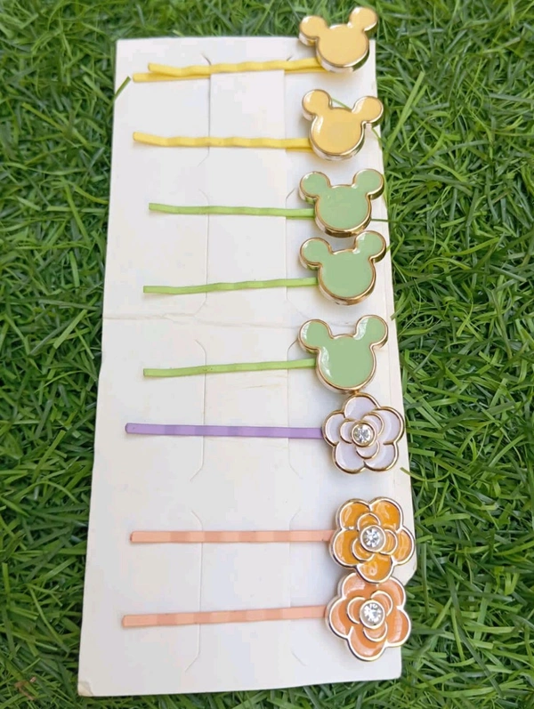 ASSORTED CLIPS (Random) - Clearance Sale  - Matte Flower