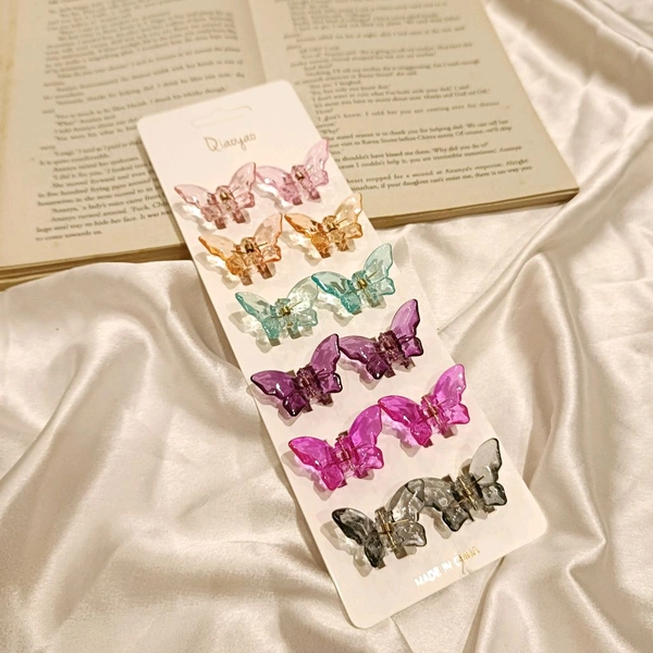 CRYSTAL BUTTERFLY CLAW - Clearance Sale  - Random Colour