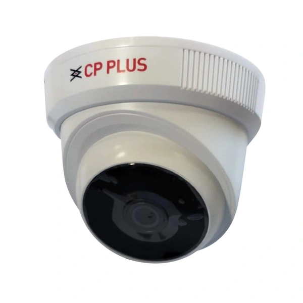 CP PLUS 2.4MP, CP-URC-DC24PL2-V3 1080p IR Dome Wired Camera - 20Mtr White