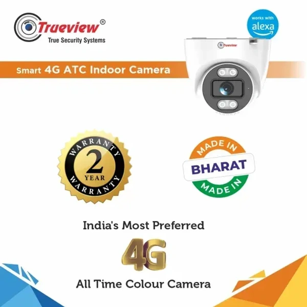 TUREVIEW TRUEVIEW 3MP Smart 4G Dome ATC Camera