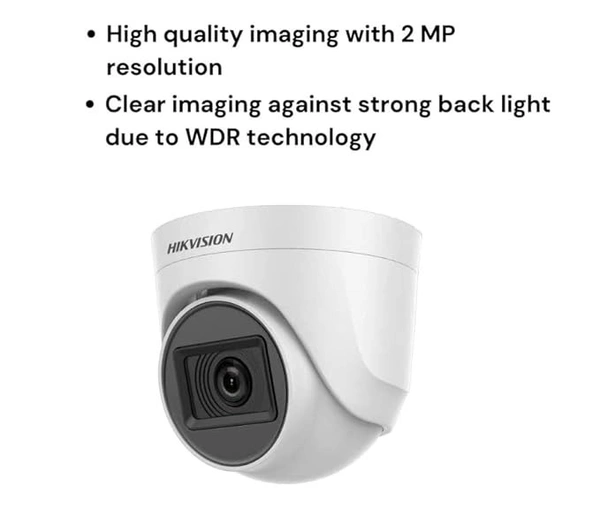 HIKVISION 2Mp ECO DOM Indoor Wired Color Camera for Dvr Ds-2Ce5Ad0T-Itp Eco