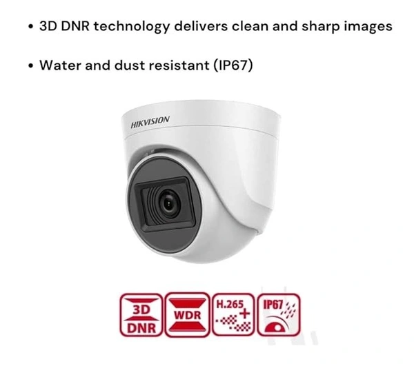 HIKVISION 2Mp ECO DOM Indoor Wired Color Camera for Dvr Ds-2Ce5Ad0T-Itp Eco