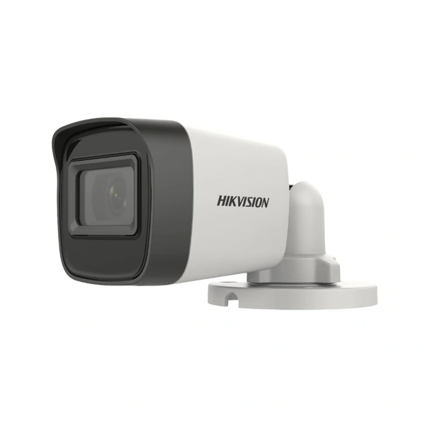 HIKVISION 5 MP Outdoor Bullet CCTV Ethernet Camera with inbuilt Audio Mic IP67 DS-2CE16H0T-ITPFS
