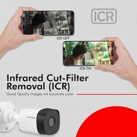 CP PLUS CP-URC-TC24PL2-V3  Outdoor Wired Bullet Security Camera | 2.4 MP| 3.6 MM | 1080P Full HD Recording  (White)