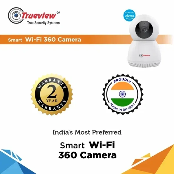 TRUEVIEW 2MP Smart Robot Wi-Fi Camera