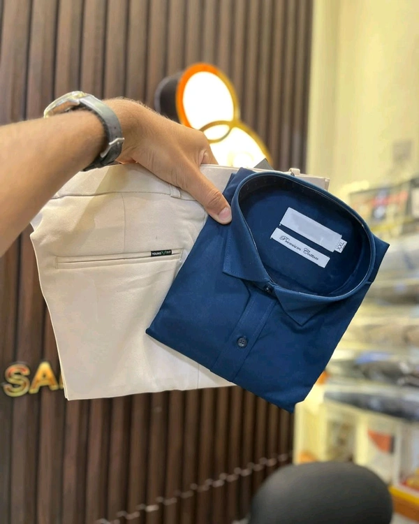 Premium Shirt / Pant Combo For Men's Wear - S-36, 36