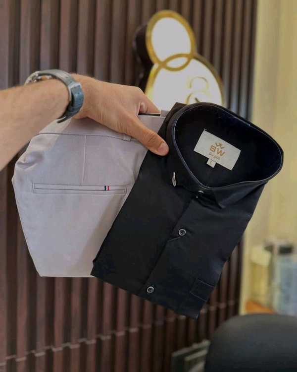 Premium Shirt / Pant Combo For Men's Wear - L-40, 36