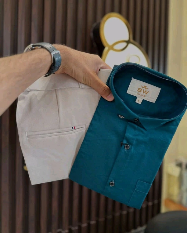 Premium Shirt / Pant Combo For Men's Wear - XXL-44, 36