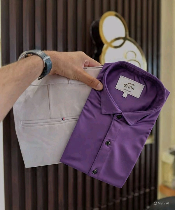 Premium Shirt / Pant Combo For Men's Wear - S-36, 28