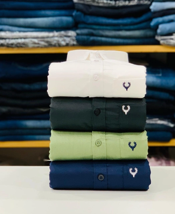 Jais Fashion Allen Men's Plain Shirt Combo - Pack of 4 | Premium Cotton | Casual & Formal Wear - M-38