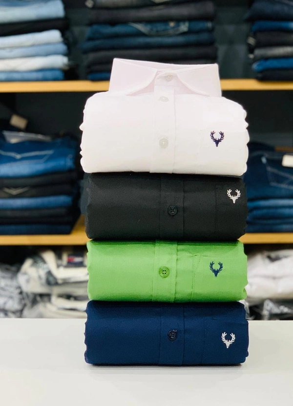 Jais Fashion Allen Men's Plain Shirt Combo - Pack of 4 | Premium Cotton | Casual & Formal Wear - XXl-44