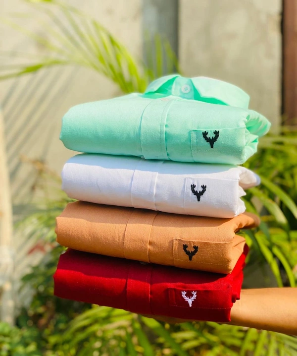 Jais Fashion Allen Men's Plain Shirt Combo - Pack of 4 | Premium Cotton | Casual & Formal Wear - L-40