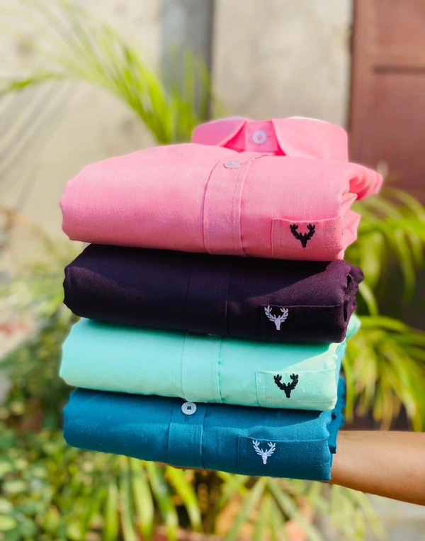 Jais Fashion Allen Men's Plain Shirt Combo - Pack of 4 | Premium Cotton | Casual & Formal Wear - L-40
